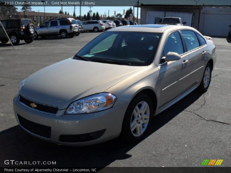Gold Mist Metallic / Ebony 2010 Chevrolet Impala LT