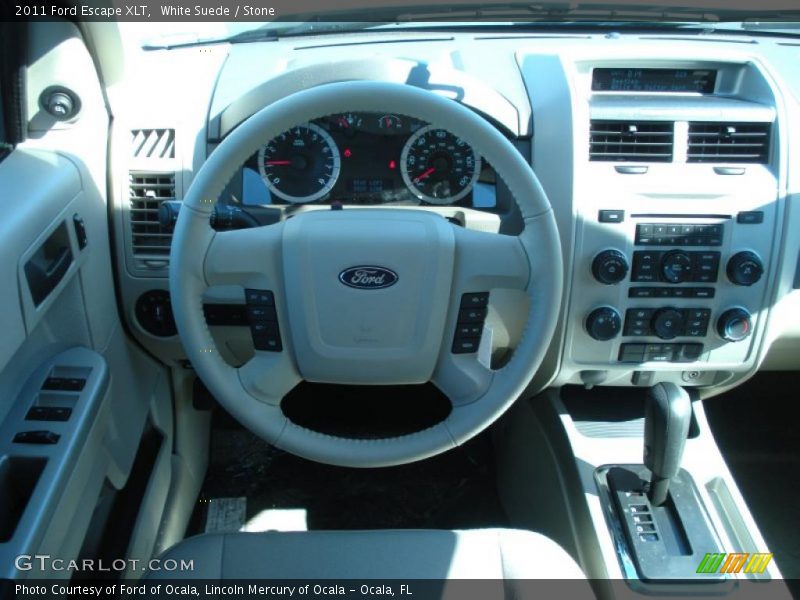 White Suede / Stone 2011 Ford Escape XLT