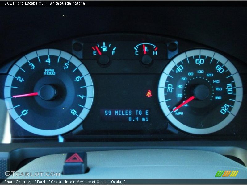 White Suede / Stone 2011 Ford Escape XLT