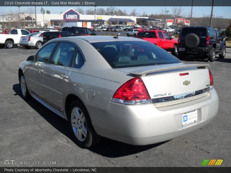Gold Mist Metallic / Ebony 2010 Chevrolet Impala LT
