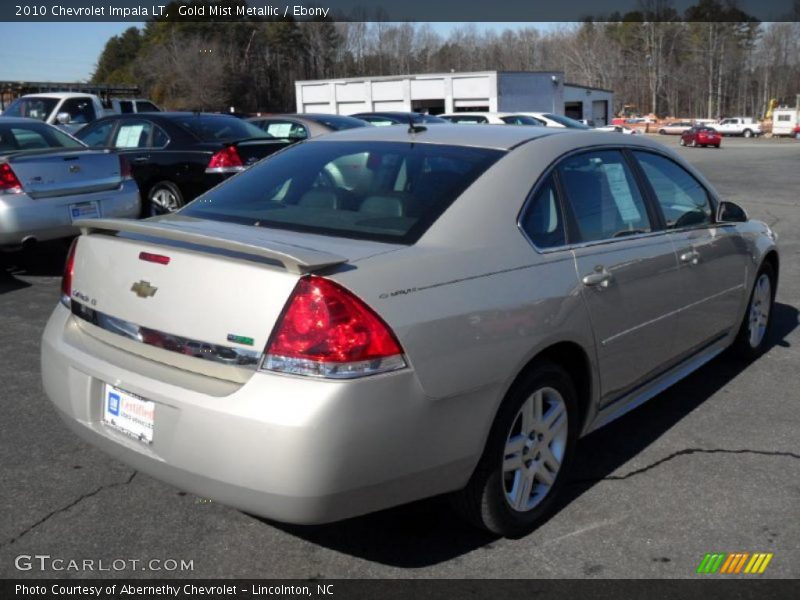 Gold Mist Metallic / Ebony 2010 Chevrolet Impala LT