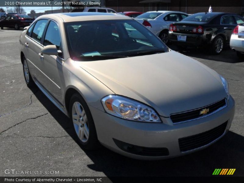 Gold Mist Metallic / Ebony 2010 Chevrolet Impala LT