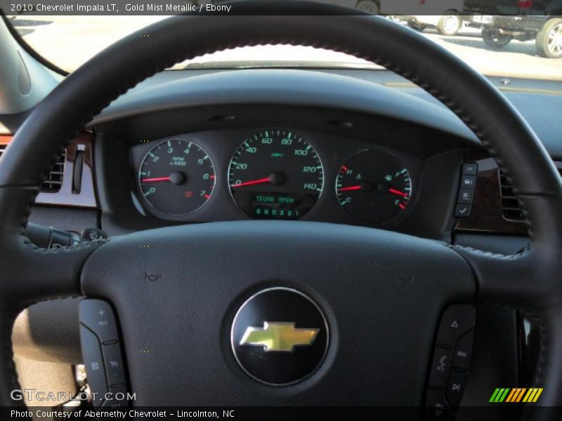 Gold Mist Metallic / Ebony 2010 Chevrolet Impala LT