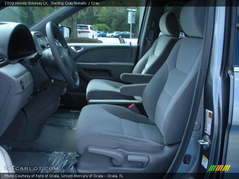  2009 Odyssey LX Gray Interior