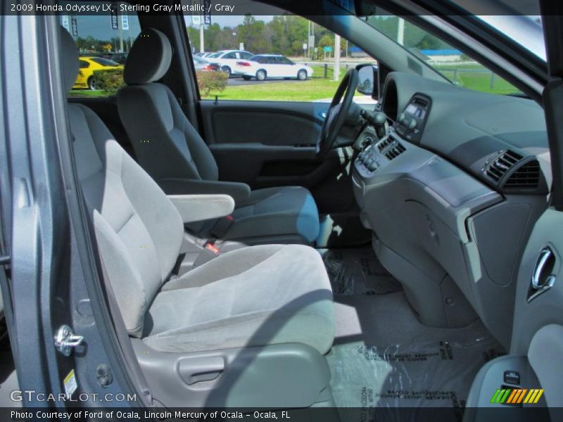 Sterling Gray Metallic / Gray 2009 Honda Odyssey LX