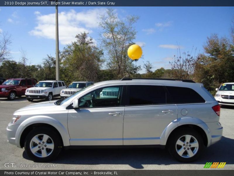 Bright Silver Metallic / Dark Slate Gray 2010 Dodge Journey SXT