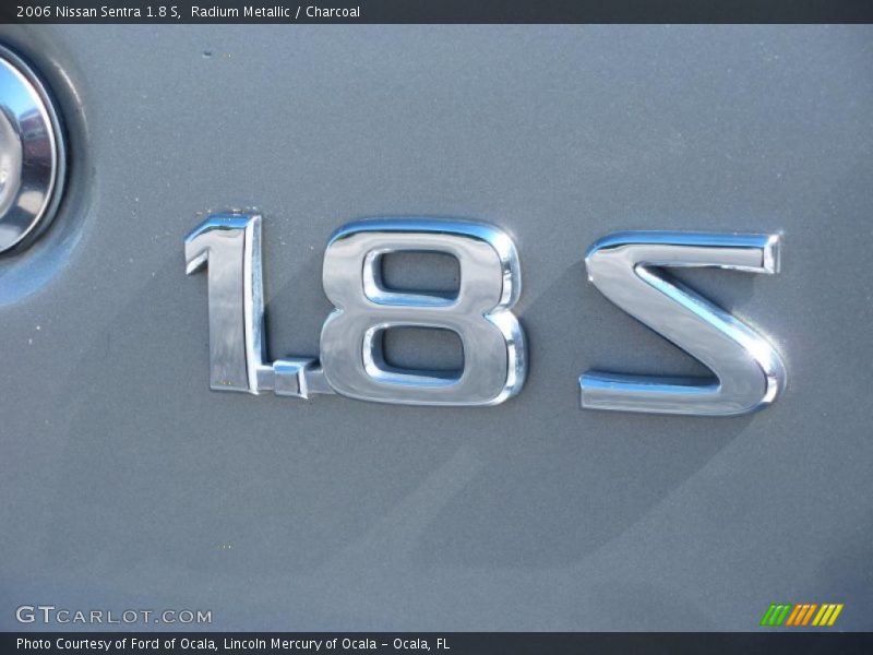 Radium Metallic / Charcoal 2006 Nissan Sentra 1.8 S