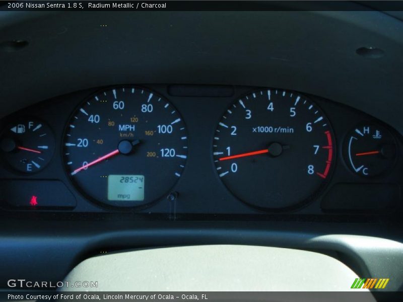 Radium Metallic / Charcoal 2006 Nissan Sentra 1.8 S