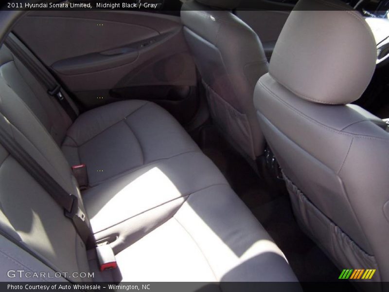 Midnight Black / Gray 2011 Hyundai Sonata Limited