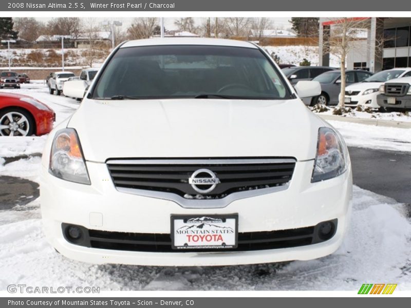 Winter Frost Pearl / Charcoal 2008 Nissan Altima 2.5 S