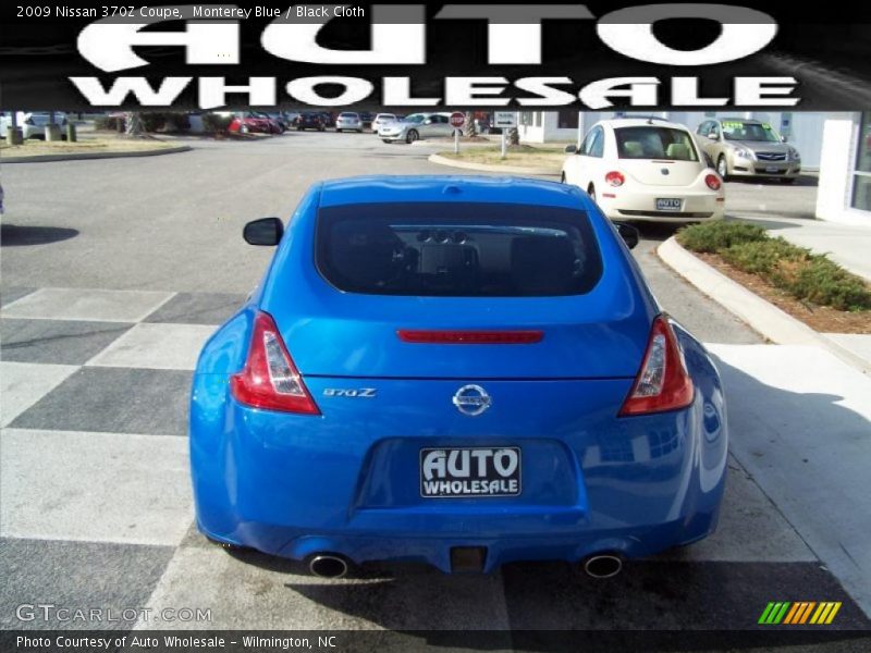 Monterey Blue / Black Cloth 2009 Nissan 370Z Coupe