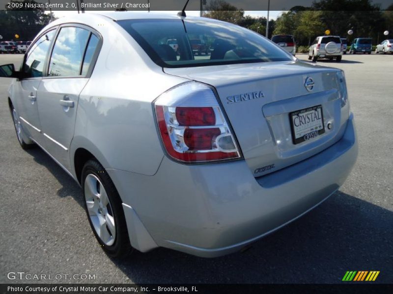 Brilliant Silver / Charcoal 2009 Nissan Sentra 2.0
