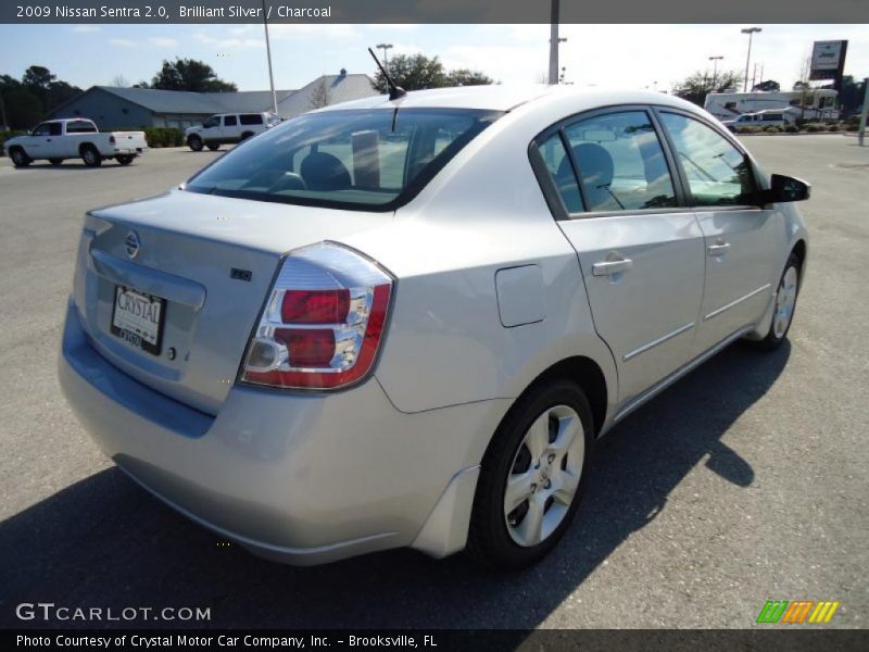 Brilliant Silver / Charcoal 2009 Nissan Sentra 2.0