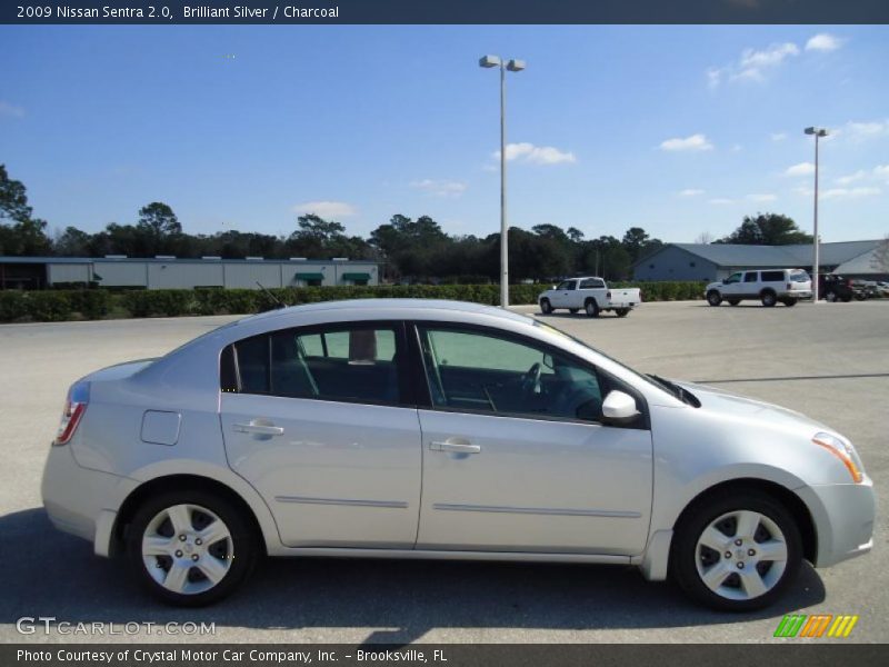 Brilliant Silver / Charcoal 2009 Nissan Sentra 2.0