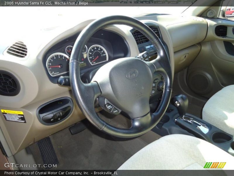 Mocha Frost / Beige 2006 Hyundai Santa Fe GLS
