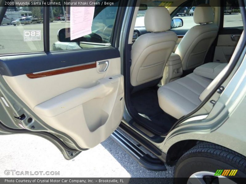 Natural Khaki Green / Beige 2008 Hyundai Santa Fe Limited