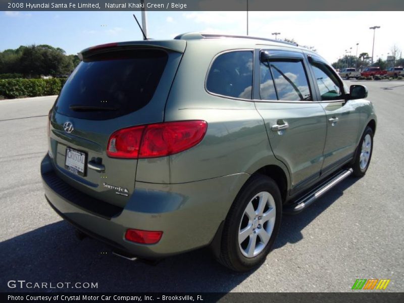 Natural Khaki Green / Beige 2008 Hyundai Santa Fe Limited