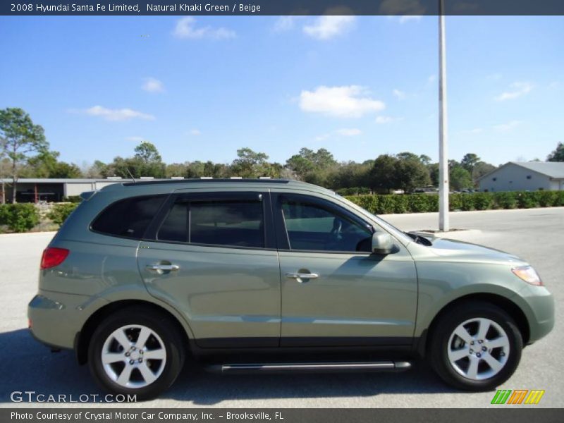 Natural Khaki Green / Beige 2008 Hyundai Santa Fe Limited