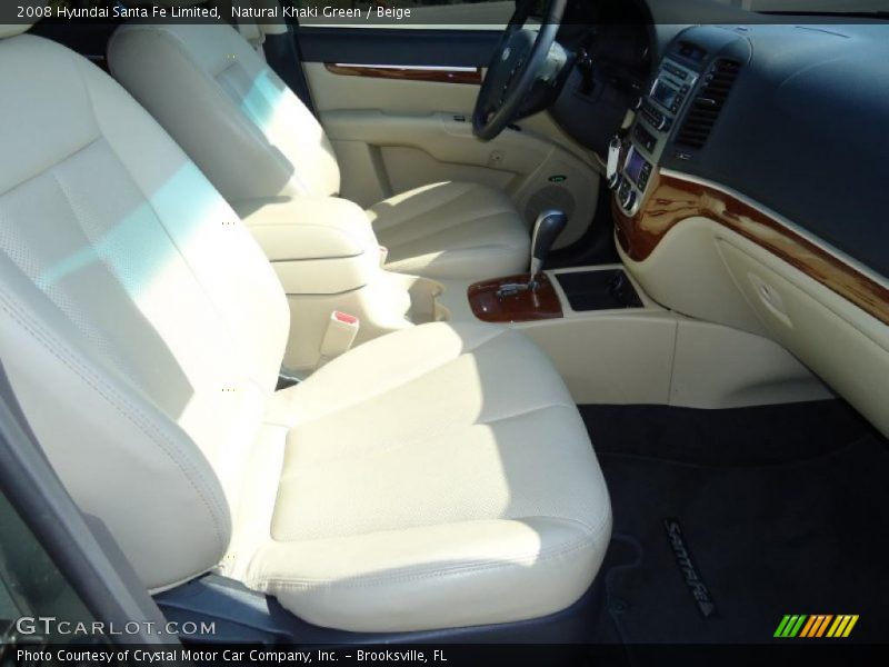 Natural Khaki Green / Beige 2008 Hyundai Santa Fe Limited