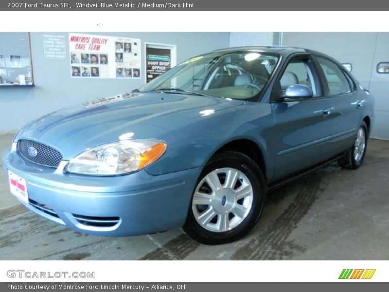 Windveil Blue Metallic / Medium/Dark Flint 2007 Ford Taurus SEL