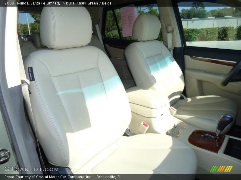 Natural Khaki Green / Beige 2008 Hyundai Santa Fe Limited