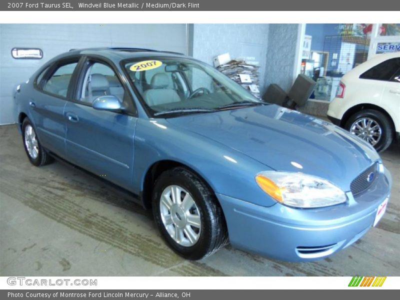 Windveil Blue Metallic / Medium/Dark Flint 2007 Ford Taurus SEL