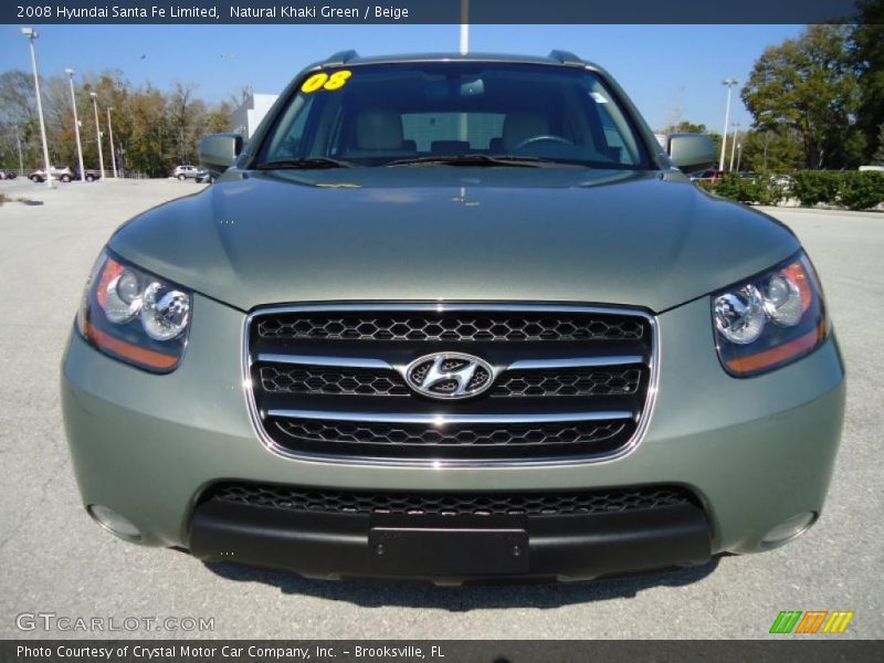 Natural Khaki Green / Beige 2008 Hyundai Santa Fe Limited