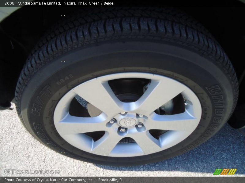 Natural Khaki Green / Beige 2008 Hyundai Santa Fe Limited