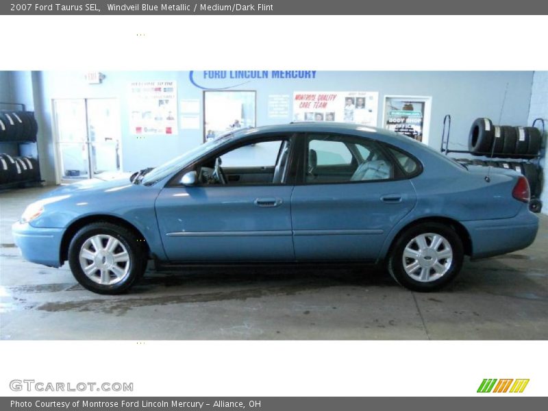 Windveil Blue Metallic / Medium/Dark Flint 2007 Ford Taurus SEL