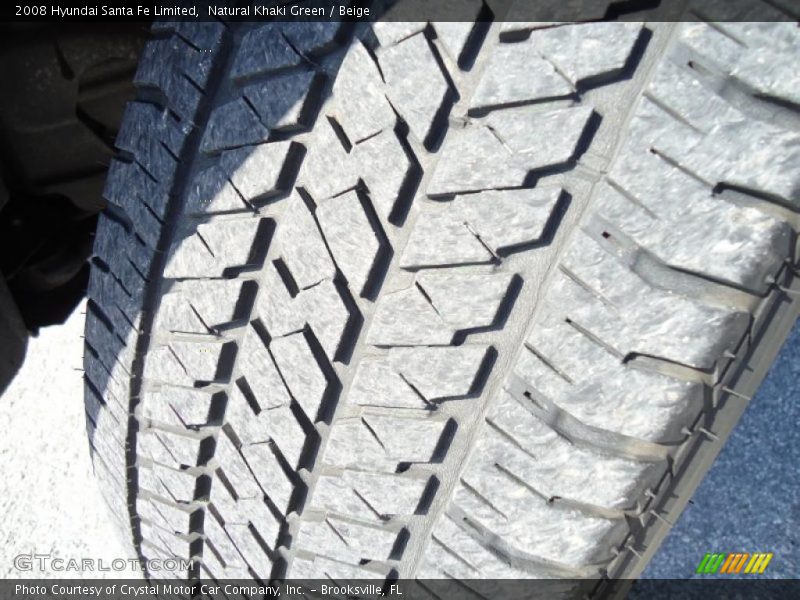 Natural Khaki Green / Beige 2008 Hyundai Santa Fe Limited