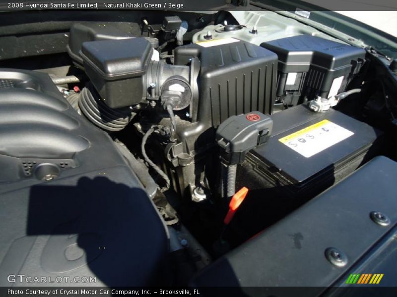 Natural Khaki Green / Beige 2008 Hyundai Santa Fe Limited