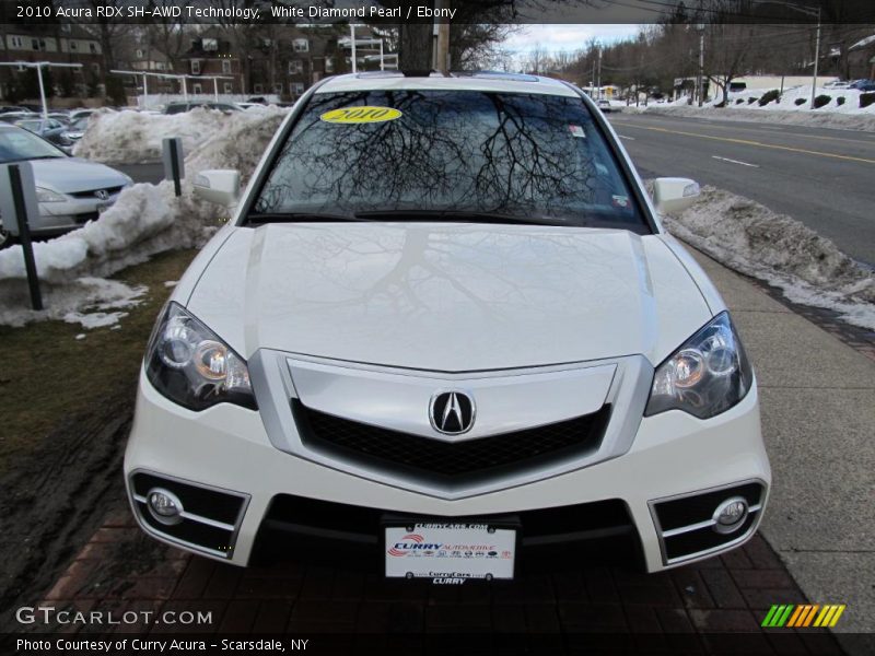White Diamond Pearl / Ebony 2010 Acura RDX SH-AWD Technology
