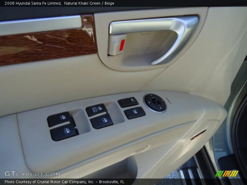 Natural Khaki Green / Beige 2008 Hyundai Santa Fe Limited