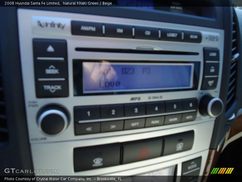 Natural Khaki Green / Beige 2008 Hyundai Santa Fe Limited