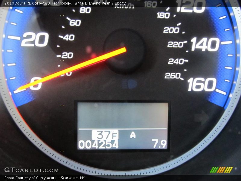 White Diamond Pearl / Ebony 2010 Acura RDX SH-AWD Technology