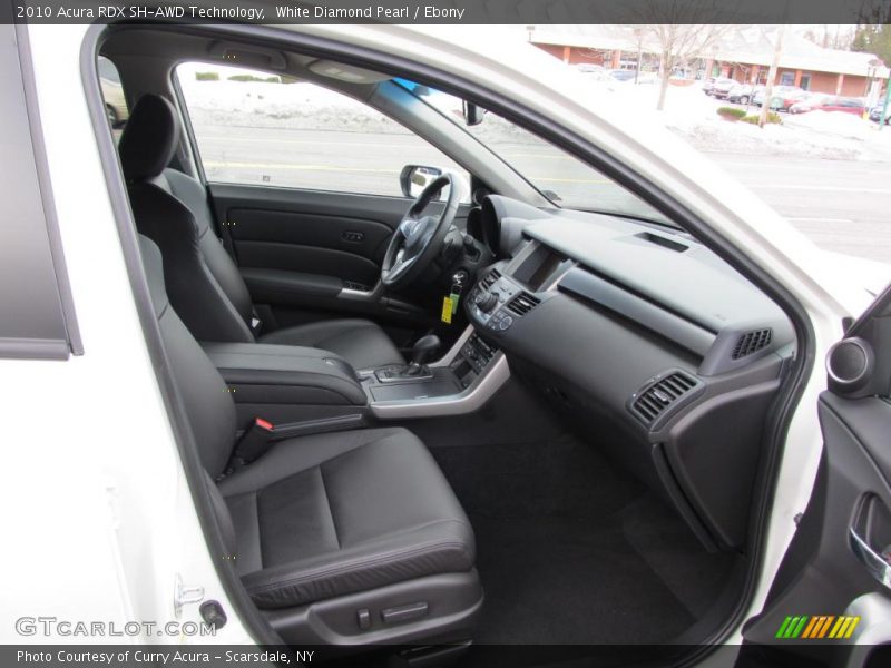 White Diamond Pearl / Ebony 2010 Acura RDX SH-AWD Technology