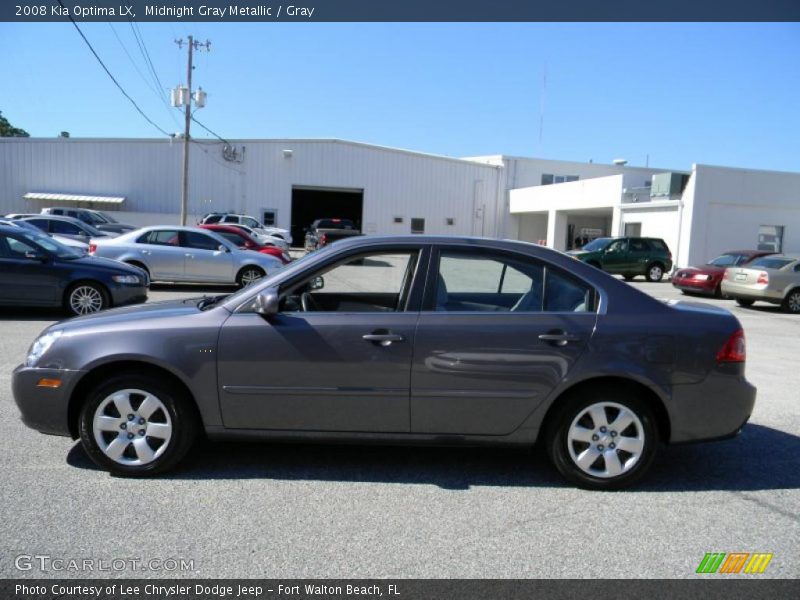 Midnight Gray Metallic / Gray 2008 Kia Optima LX