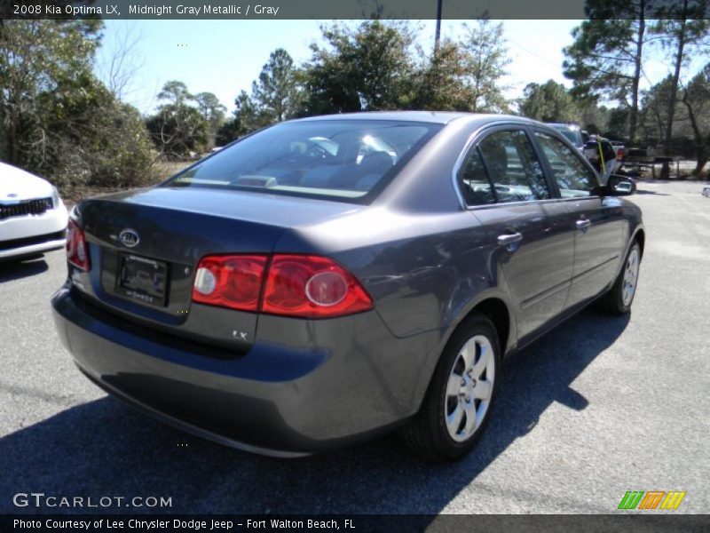 Midnight Gray Metallic / Gray 2008 Kia Optima LX