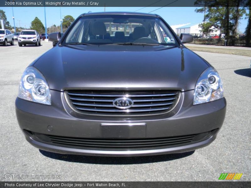 Midnight Gray Metallic / Gray 2008 Kia Optima LX