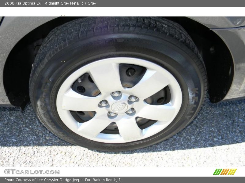 Midnight Gray Metallic / Gray 2008 Kia Optima LX