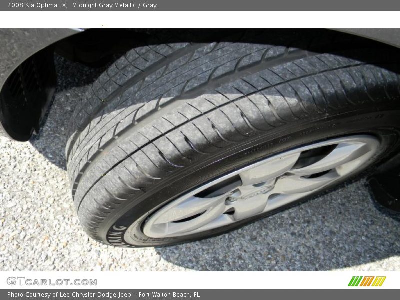 Midnight Gray Metallic / Gray 2008 Kia Optima LX