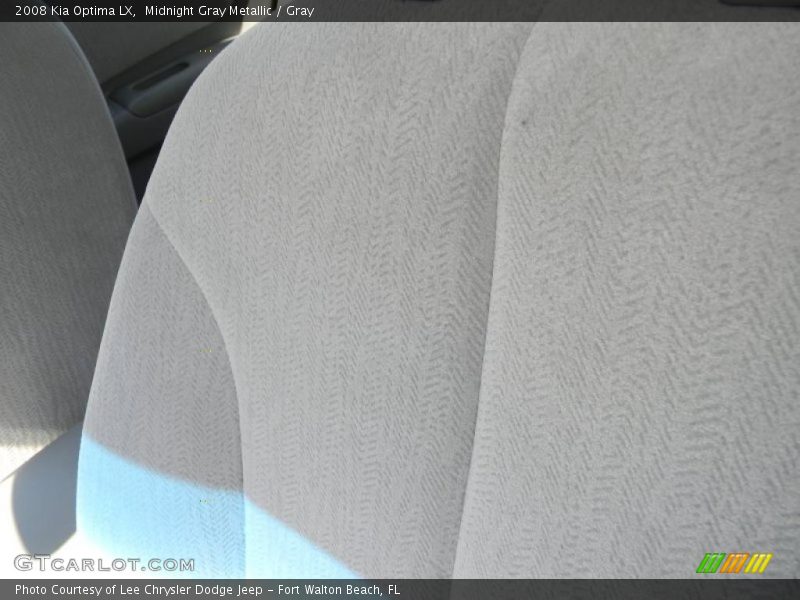 Midnight Gray Metallic / Gray 2008 Kia Optima LX