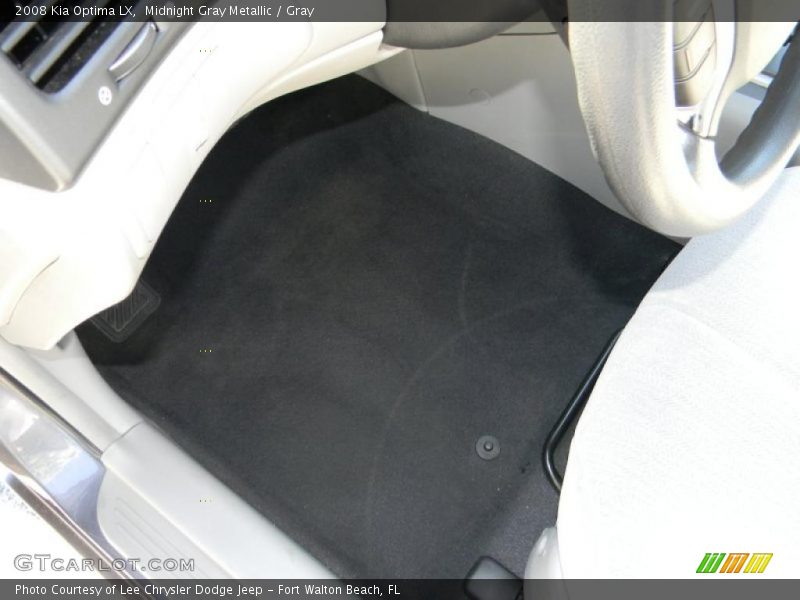 Midnight Gray Metallic / Gray 2008 Kia Optima LX