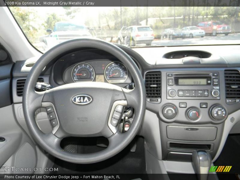 Midnight Gray Metallic / Gray 2008 Kia Optima LX