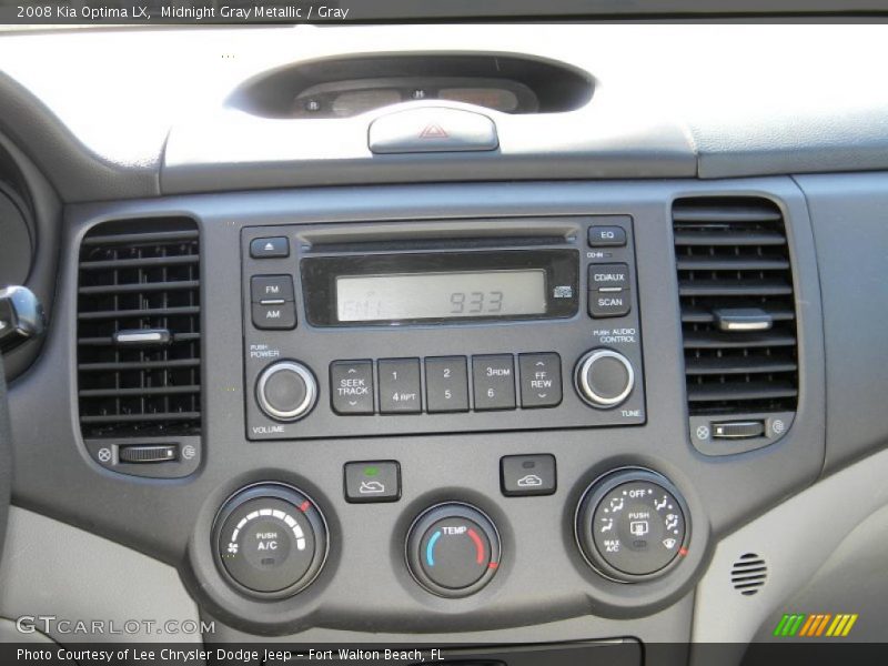 Midnight Gray Metallic / Gray 2008 Kia Optima LX