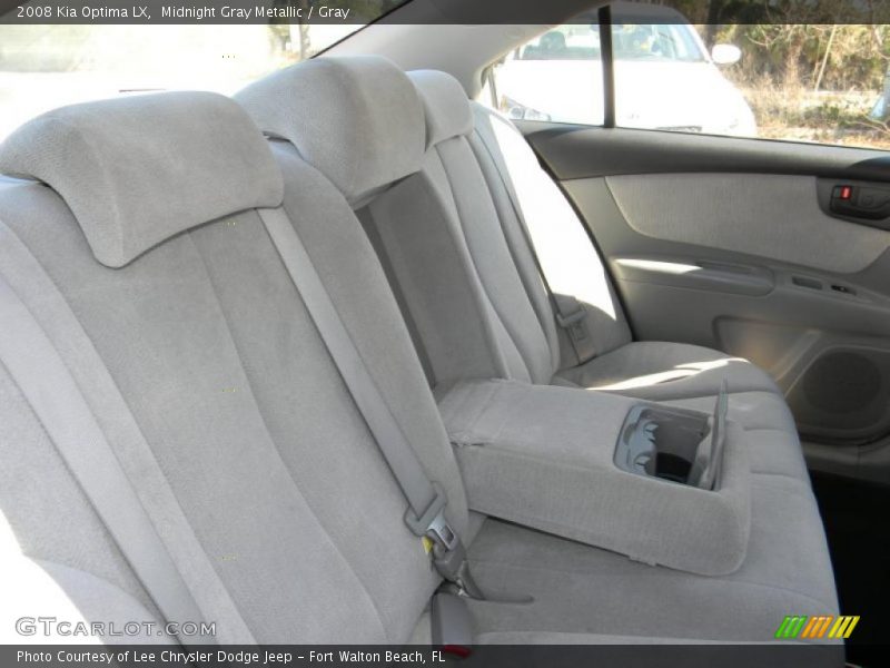 Midnight Gray Metallic / Gray 2008 Kia Optima LX