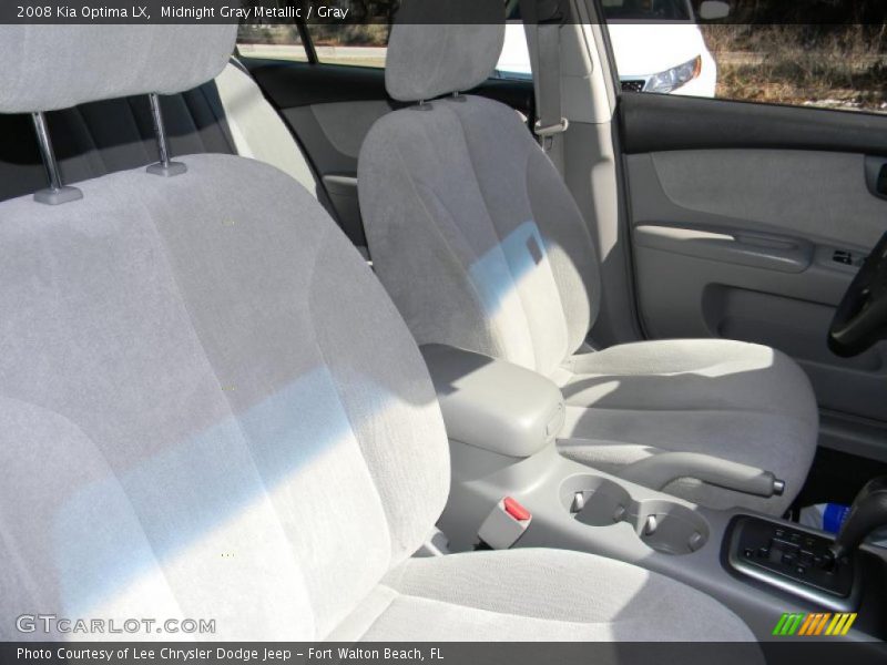 Midnight Gray Metallic / Gray 2008 Kia Optima LX