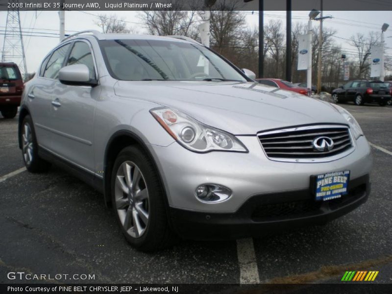 Liquid Platinum / Wheat 2008 Infiniti EX 35 Journey AWD