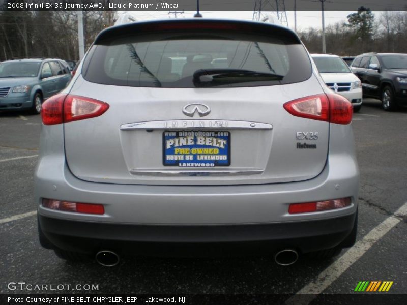 Liquid Platinum / Wheat 2008 Infiniti EX 35 Journey AWD