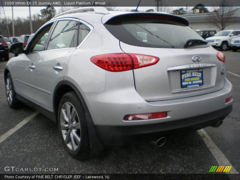 Liquid Platinum / Wheat 2008 Infiniti EX 35 Journey AWD